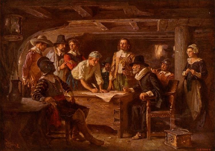 Jean Leon Gerome Ferris Mayflower Compact oil painting image